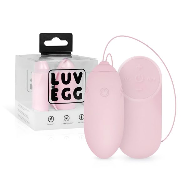 LUV EGG - vibraatiomuna kaukosäätimellä - ladattava - pinkki