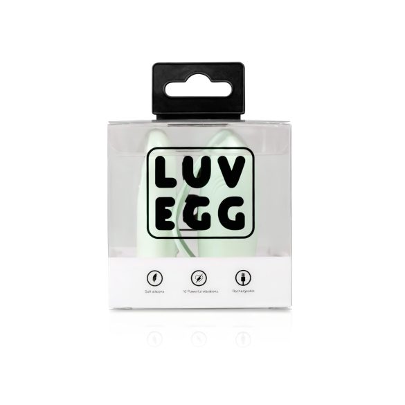 LUV EGG - vibraatiomuna - langaton kaukosäädin - ladattava - vihreä