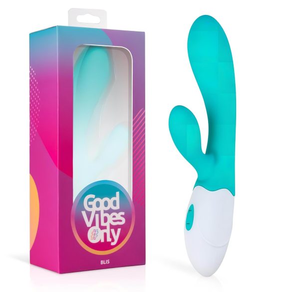 Good Vibes Only Blis Rabbit - klitorisvibraattori (turkoosi)