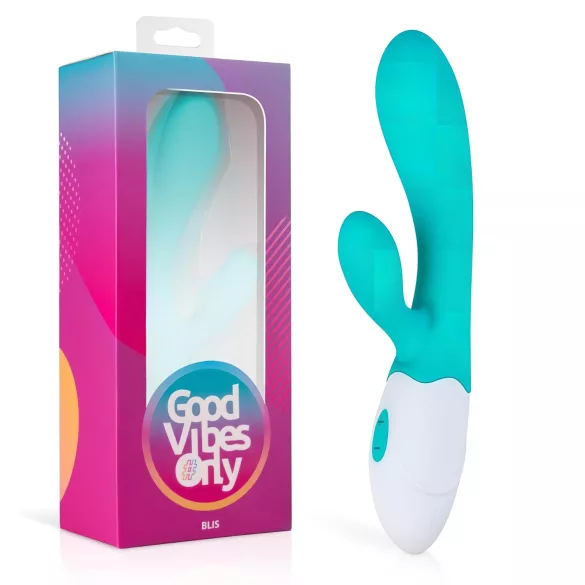 Good Vibes Only Blis Rabbit - klitoriskiihotin vibraattori - turkoosi