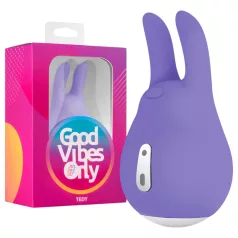   Good Vibes Tedy - akullinen, pupumallinen klitorisvibraattori (lila)