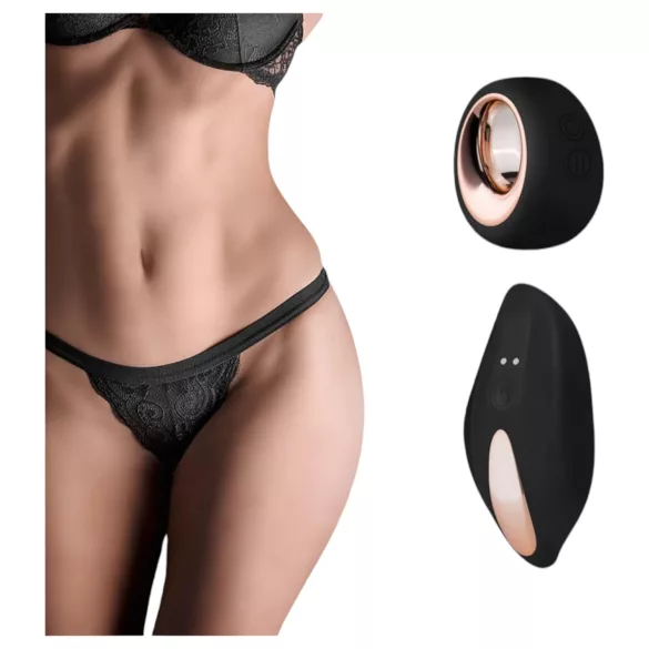 Pantyrebel - kauko-ohjattavat vibraatiotangat - musta S-L