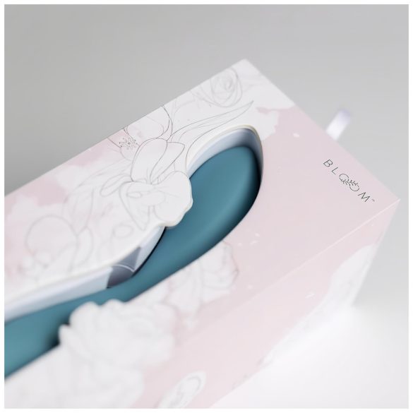 Bloom Rose - ladattava G-pistevibraattori silikonista turkoosi