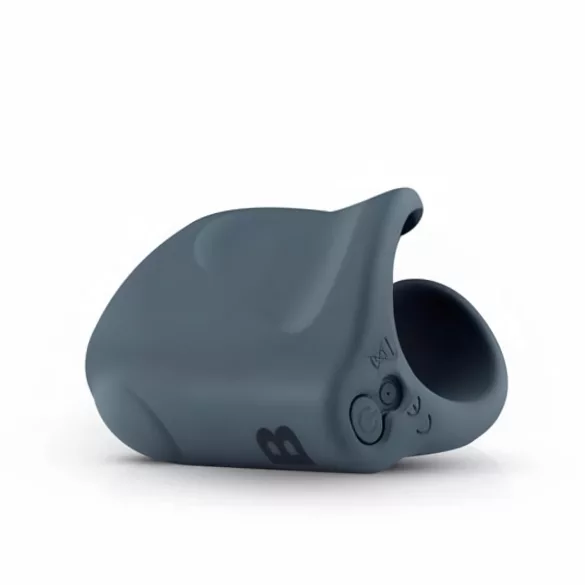 Boners - vibraattori miesten avomalli - ladattava - harmaa