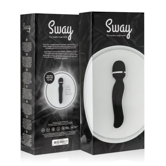 Sway No.4 Wand - ladattava, hierontavibraattori (musta)