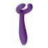 Easytoys Couple - ladattava, vedenkestävä parivibraattori (violetti)