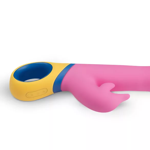 PMV20 Copy Dolphin - pyörivä klitorisvarrellinen vibraattori - pinkki