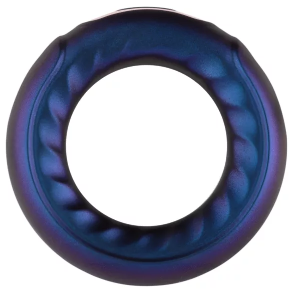 Hueman Saturn - vibraatiopenisrengas - ladattava, vedenkestävä - violetti