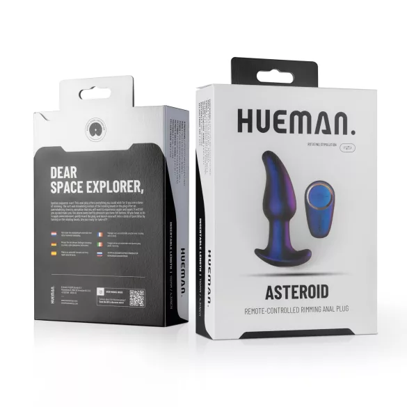 Hueman Asteroid - pyörivä helmellinen anaalivibraattori - lila