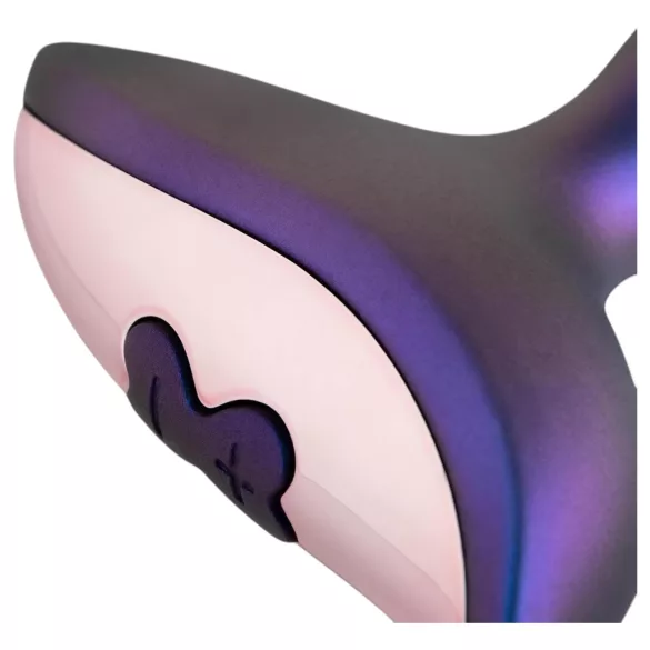 Hueman Intergalactic - anustappi vibraattorilla - silikoni - violetti