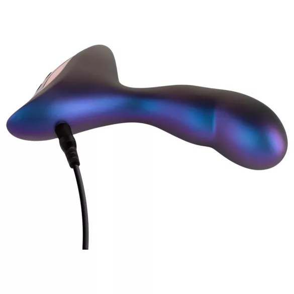 Hueman Intergalactic - anustappi vibraattorilla - silikoni - violetti