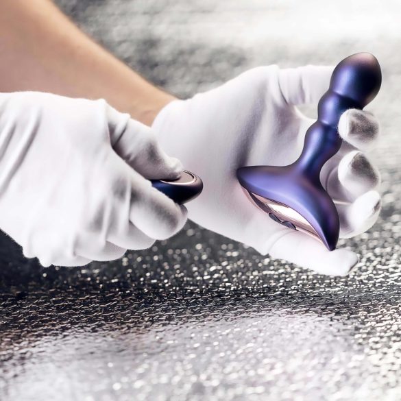 Hueman Interstellar - aaltoileva anaalivibraattori (violetti)