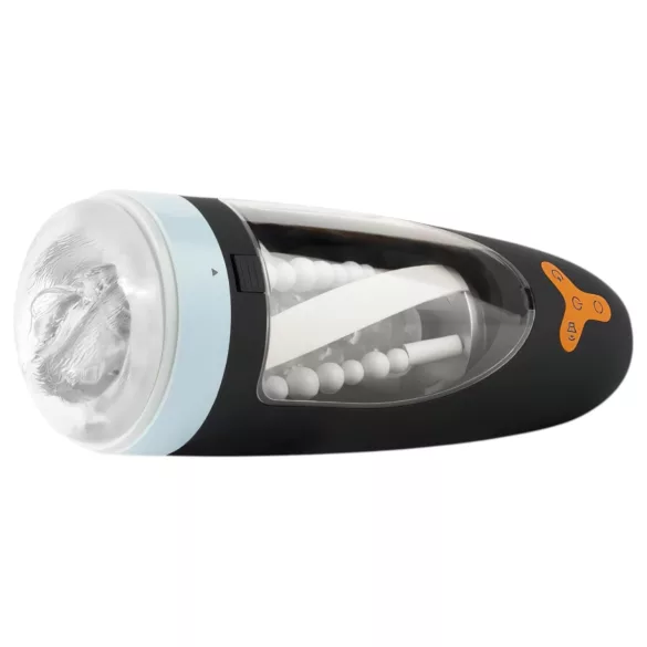 CRUIZR CP01 - ladattava masturbaattori - kiertävä ja imevä - musta/sininen