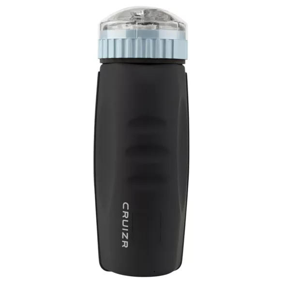 CRUIZR CM05 - akkumasturbaattori - työntö-imutoiminto - musta-sininen