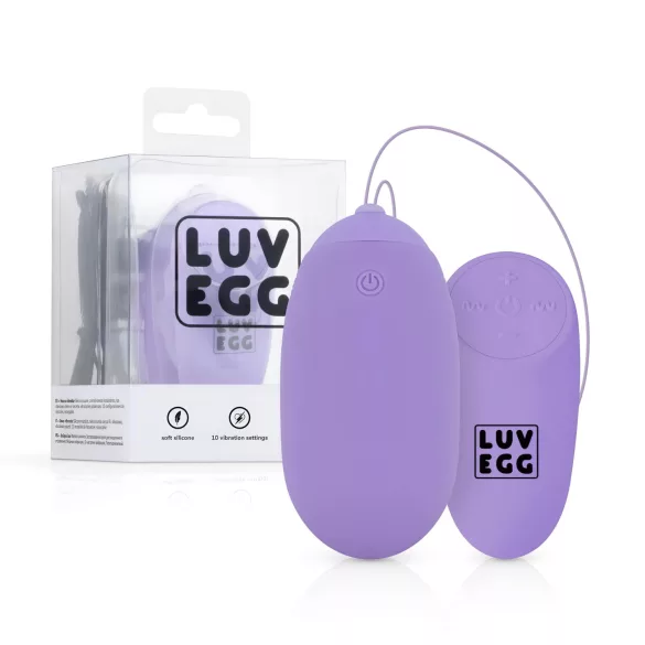 LUV EGG XL - vibraatiomuna kaukosäätimellä - ladattava - lila