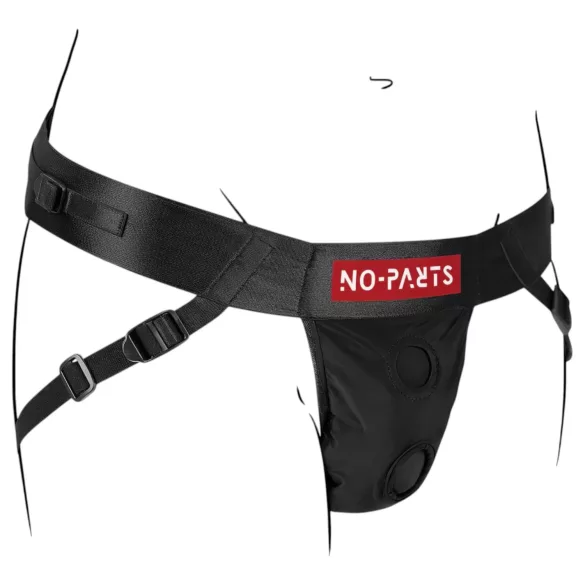 No-Parts Taylor - strap-on valjasharnessi - kaksois O-rengas - säädettävä S-L