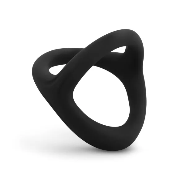 Easytoys Desire Ring - penis- ja kivestenrengas - joustava - musta