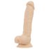 Real Fantasy Ashton - realistinen kivellinen dildo - 20,5 cm - vaalea