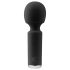 Easytoys Wonder Wand - ladattava, mini hierontavibraattori (musta)