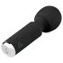 Easytoys Wonder Wand - ladattava, mini hierontavibraattori (musta)