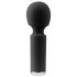 Easytoys Wonder Wand - ladattava, mini hierontavibraattori (musta)