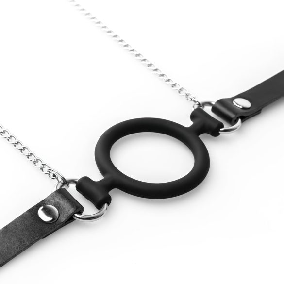 Bedroom Fantasies - suukapula ja nännipuristimet - hopea-musta