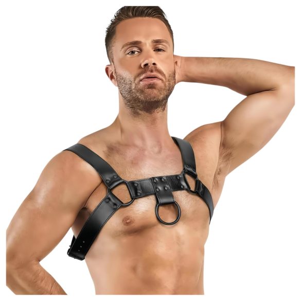 Makuuhuoneunelmat Bruno - vartaloharness (musta) - S-XL