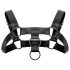 Makuuhuoneunelmat Bruno - vartaloharness (musta) - S-XL