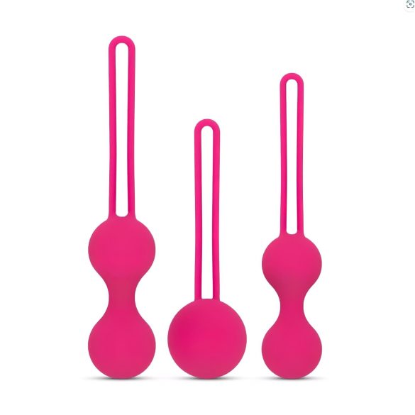 Easytoys LoveBalls - geishakuulien setti - 3 osaa - pinkki