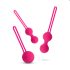 Easytoys LoveBalls - geishakuulien setti - 3 osaa - pinkki