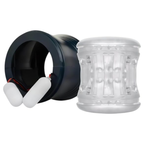 FPPR. - vibraattori - kaksipäinen, ladattava - sininen