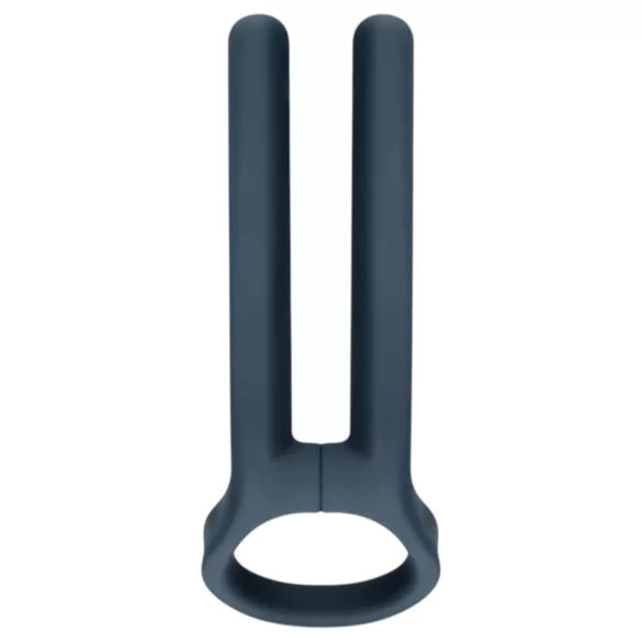 Boners - ladattava penisrengas ja kivesten värinä - silikoni - sininen