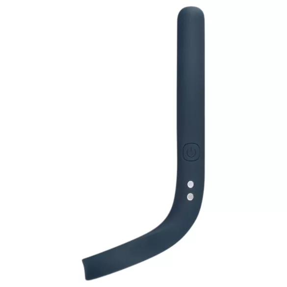 Boners - ladattava penisrengas ja kivesten värinä - silikoni - sininen