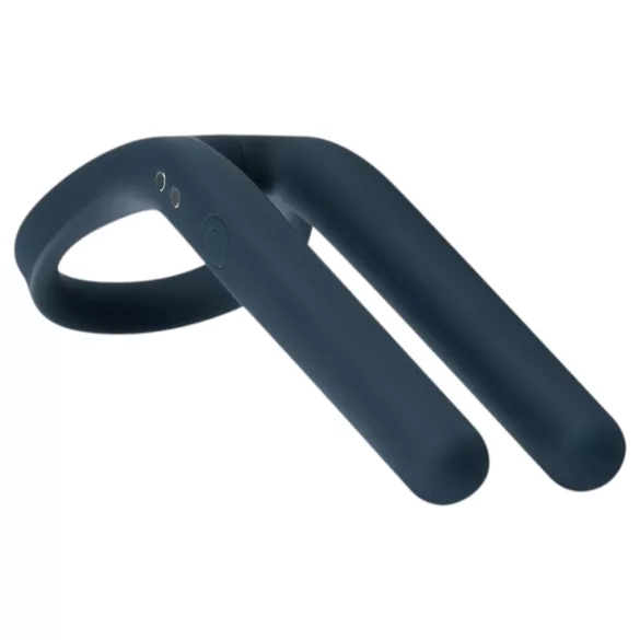 Boners - ladattava penisrengas ja kivesten värinä - silikoni - sininen