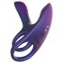 Hueman Infinity Ignite - Värisevä penis- ja kivestenrengas (violetti)