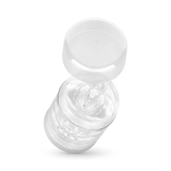 FPPR. - kaksipäinen masturbaattori - vagina & suu - läpinäkyvä