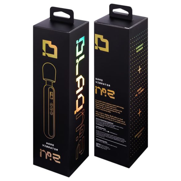 BLAQ - digitaalinen hierontavibraattori - musta