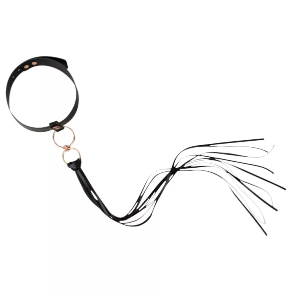 Rosy Gold - kaulapanta ja läimäytin - musta