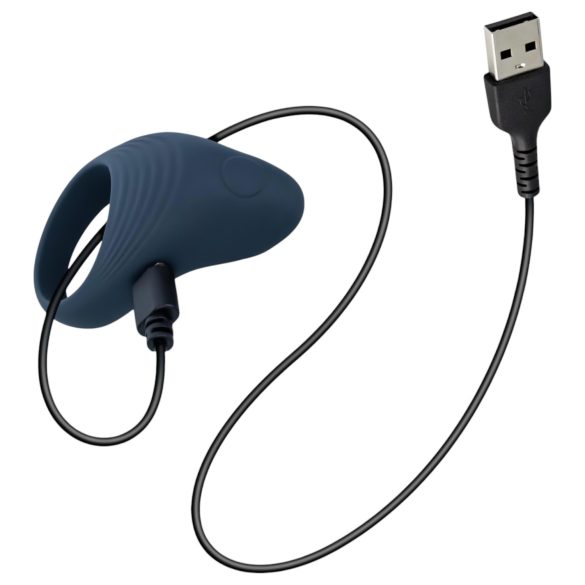 Boners - vibraattori penisrengas - ladattava - harmaa