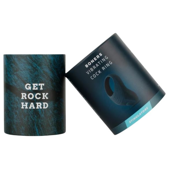 Boners - vibraattori penisrengas - ladattava - harmaa