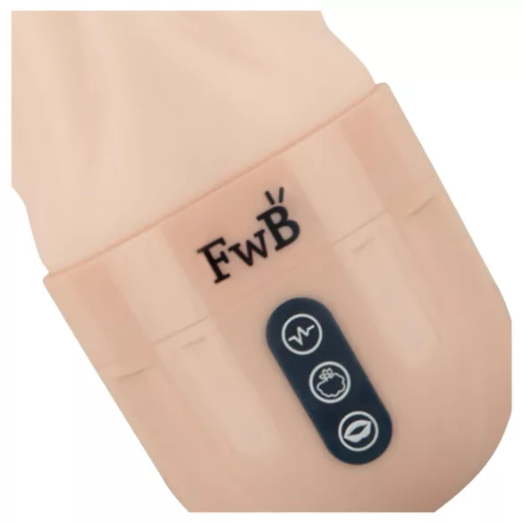 FWB - keinotekoinen vagina - värisevä ja imevä - luonnonväri
