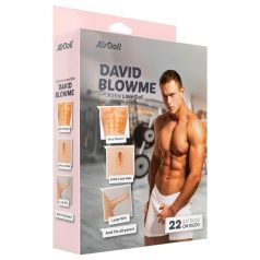 AirDoll David Blowme - puhalettävä miesnukke - ihovärinen
