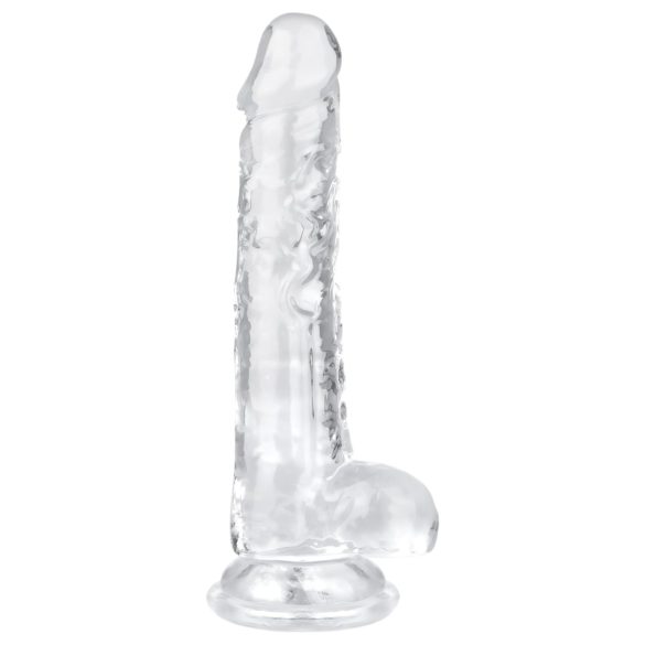 EasyToys - kiveysten dildo - 17 cm - läpinäkyvä
