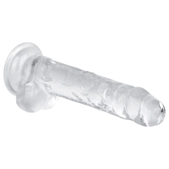 EasyToys - kiveysten dildo - 17 cm - läpinäkyvä