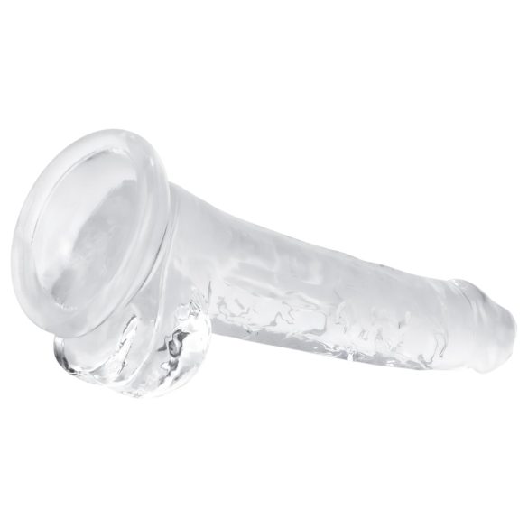EasyToys - kiveysten dildo - 17 cm - läpinäkyvä