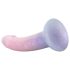 EasyToys Mermaid - kimaltava dildo - 19 cm (vaaleanpunainen)