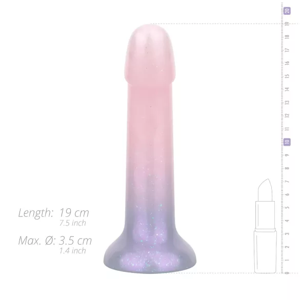 EasyToys Mermaid - dildovibraattori - glitter - 19 cm - pinkki