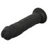 Easytoys - realistinen dildo - 17,5 cm (musta)