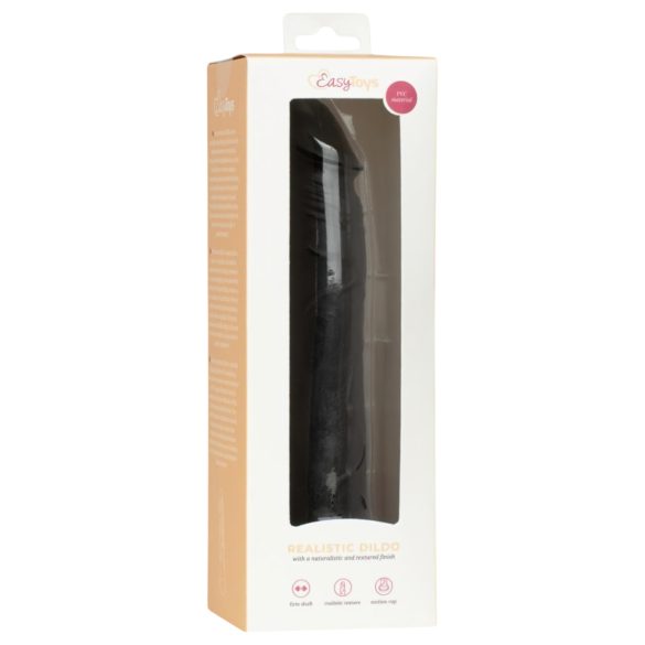 Easytoys - realistinen dildo - 17,5 cm - musta