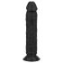 Easytoys - aidon tuntuinen dildo - 22,5 cm (musta)